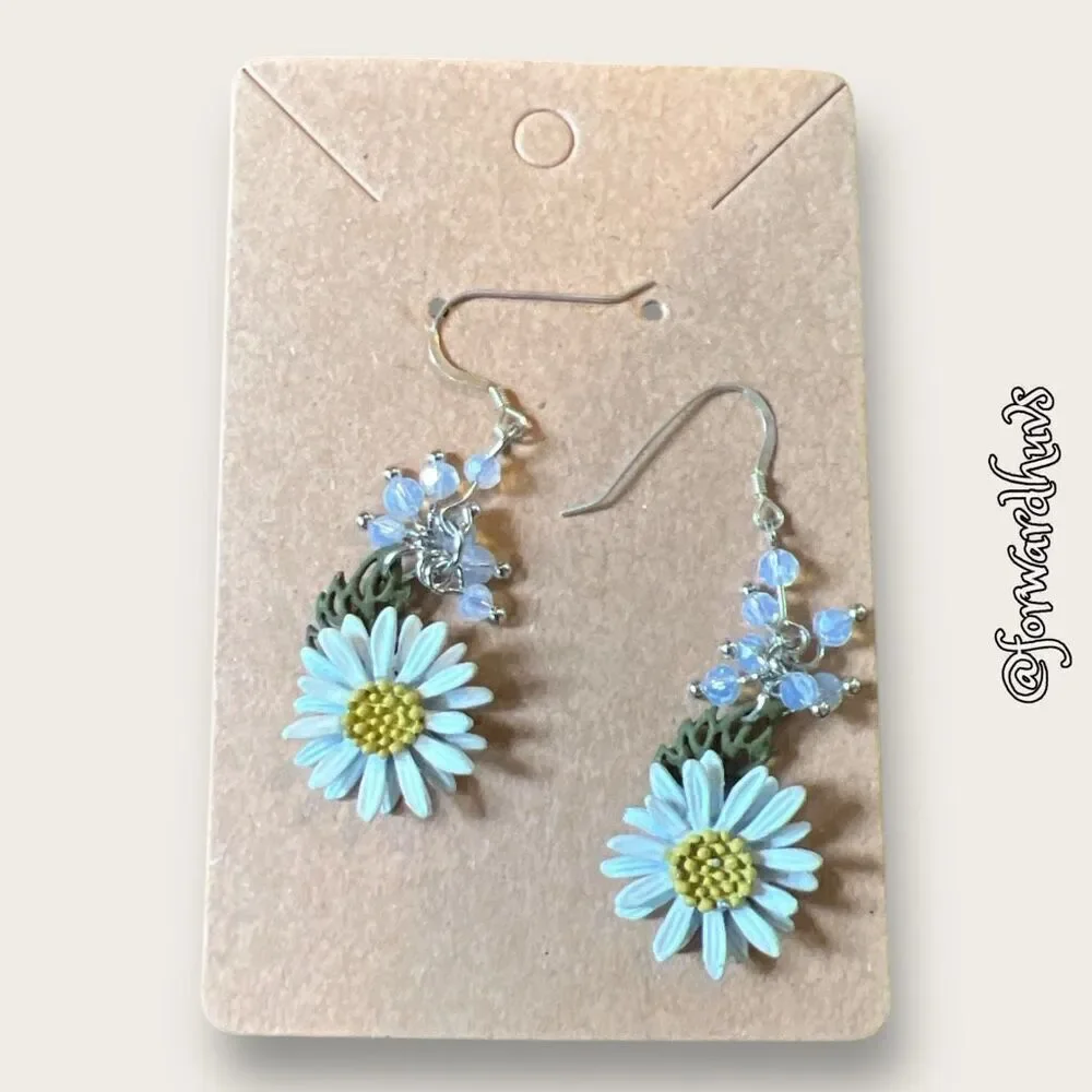 Bundle Sale 3 for $15 | Daisy Dangle Earrings